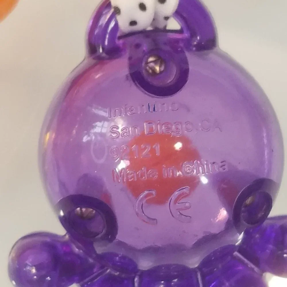 Infantino Whale Link & Jingle Activity Rattle Sea Charms Fish